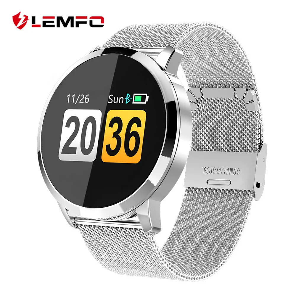 LEMFO Q8 1 0 дюймов OLED Смарт часы для женщин Водонепроницаемый Фитнес браслет умные 30
