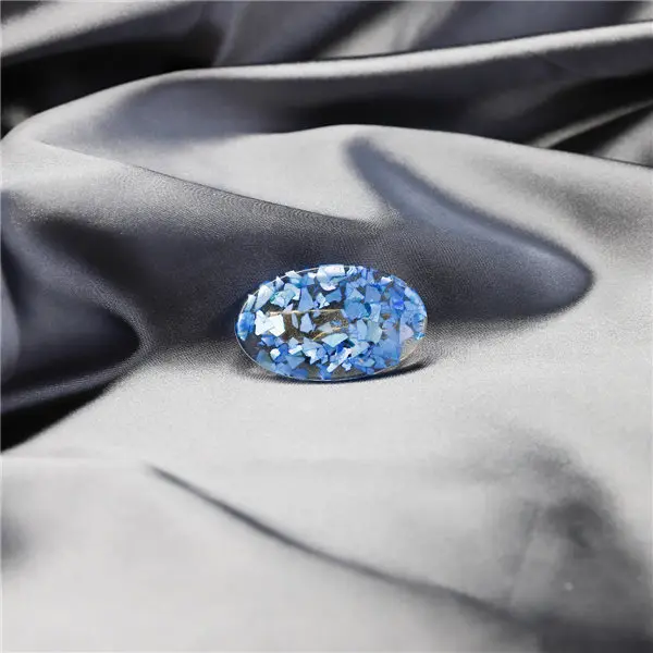 Blue Oval Винтажные корейские Розовые заколки для волос, геометрические Овальные Заколки для волос, аксессуары для волос для женщин, японские шикарные заколки для волос - Цвет: Blue Oval
