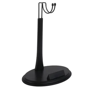 Демонстрационная Подставка для куклы в масштабе 16 с-образным медведем подходит для 12-дюймовых экшн-фигурок черного цвета