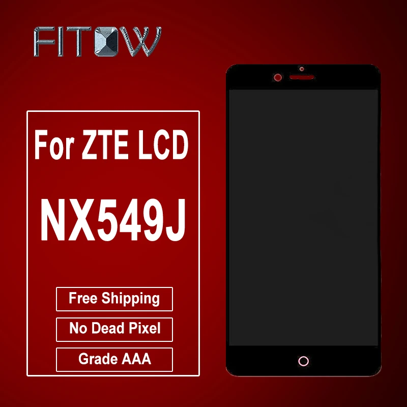 Fitow бренд ЖК-дисплей Экран Дисплей + Touch Панель планшета с рамкой для 5.2 ''ZTE