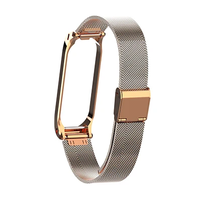 Style 3 Rose Gold Умный браслет на запястье, ремешок для Xiaomi mi Band 3, 4, mi Band 4, 3, металлический браслет из нержавеющей стали, ремешок на запястье mi 4, Band 4, Pulseiras - Цвет: Style 3 Rose Gold