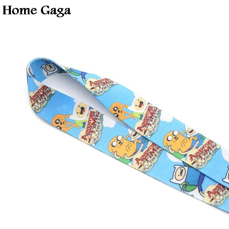 Homegaga время приключений мультфильм дети lanyards шеи ремни для телефонов ключи бисера футляры для идентификационных карт брелок тесьма D0757