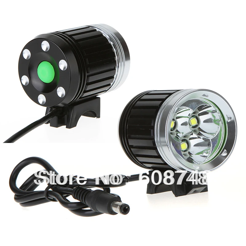 Налобный фонарь для велосипеда светодиодный 3800 люмен 3x XM L T6 4x18650|head light headlamp|head