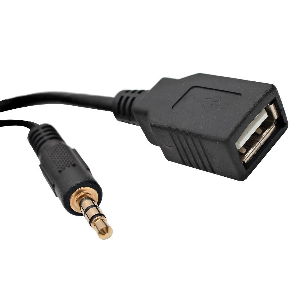 Автомобильный адаптер Aux USB для Mp3 телефона кабель 3 5 мм вспомогательный смены