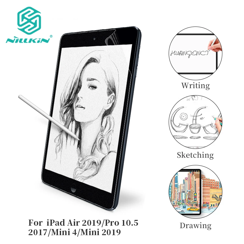 NILLKIN бумажная Защитная пленка для iPad Mini 2019 4 Air 10 5 матовая текстура эскизная |