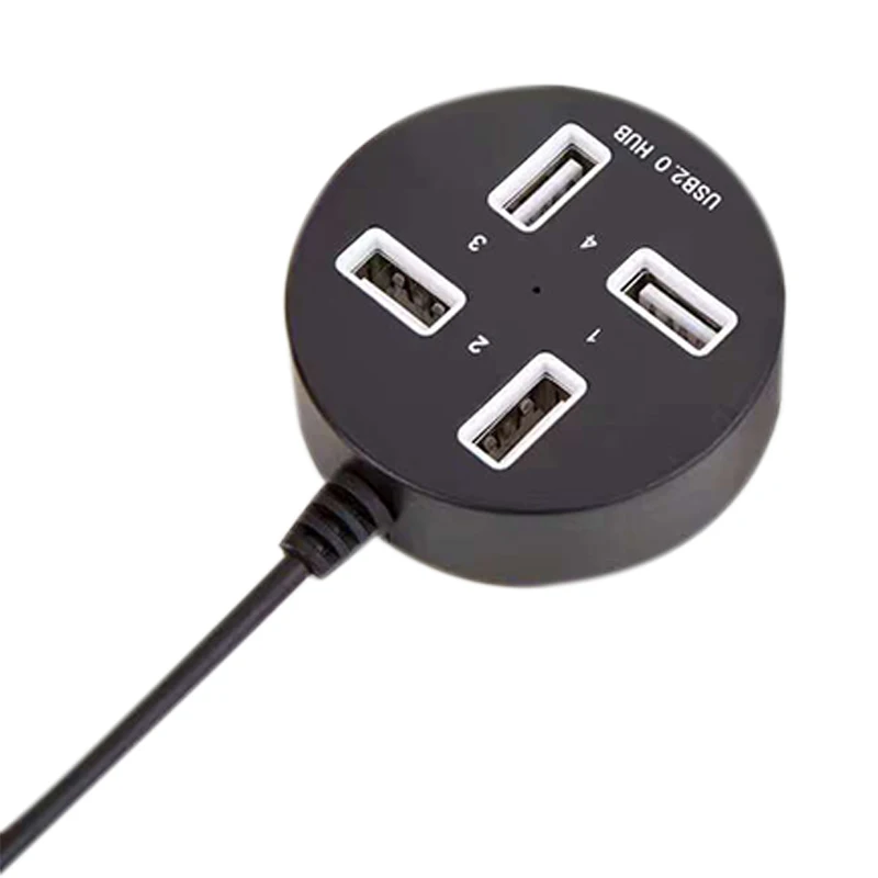 Концентратор USB 2 0 4 портовый офисный разветвитель для настольного