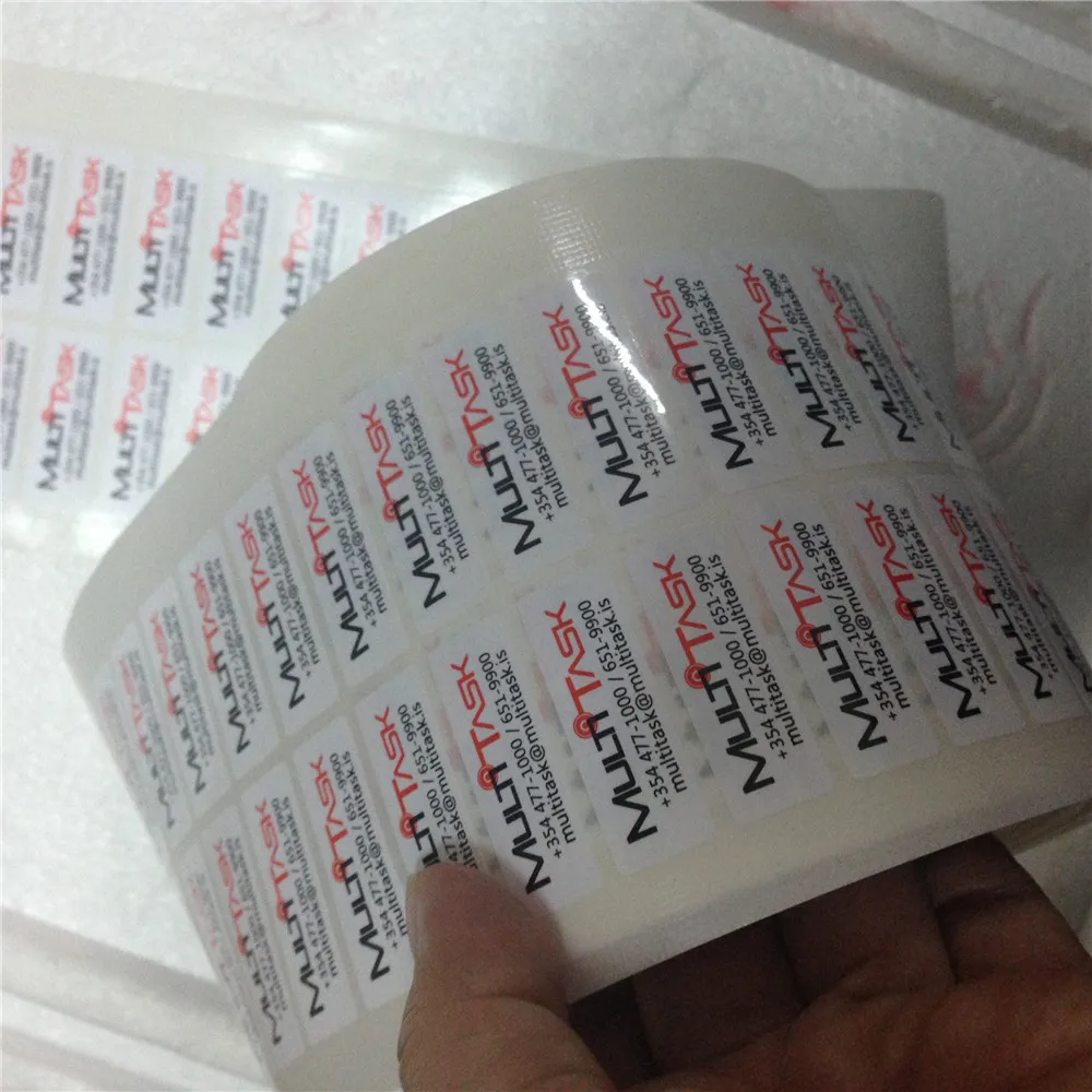 1000 шт в наборе бесплатная доставка таможня напечатала белый этикетки ПЭТ