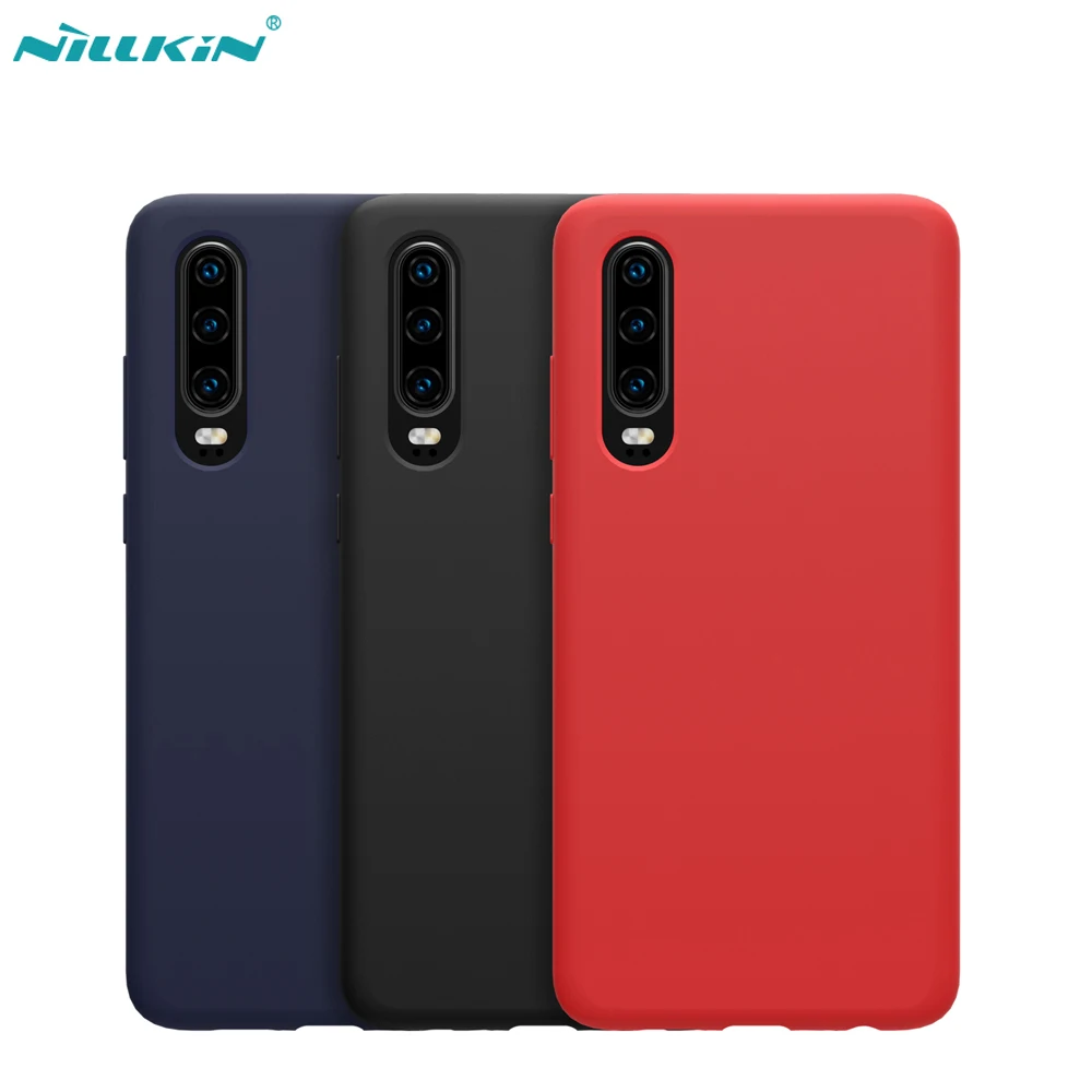 Чехол Nillkin Flex Для Huawei P30 PRO тонкий защитный чехол из жидкого силикона для Lite |