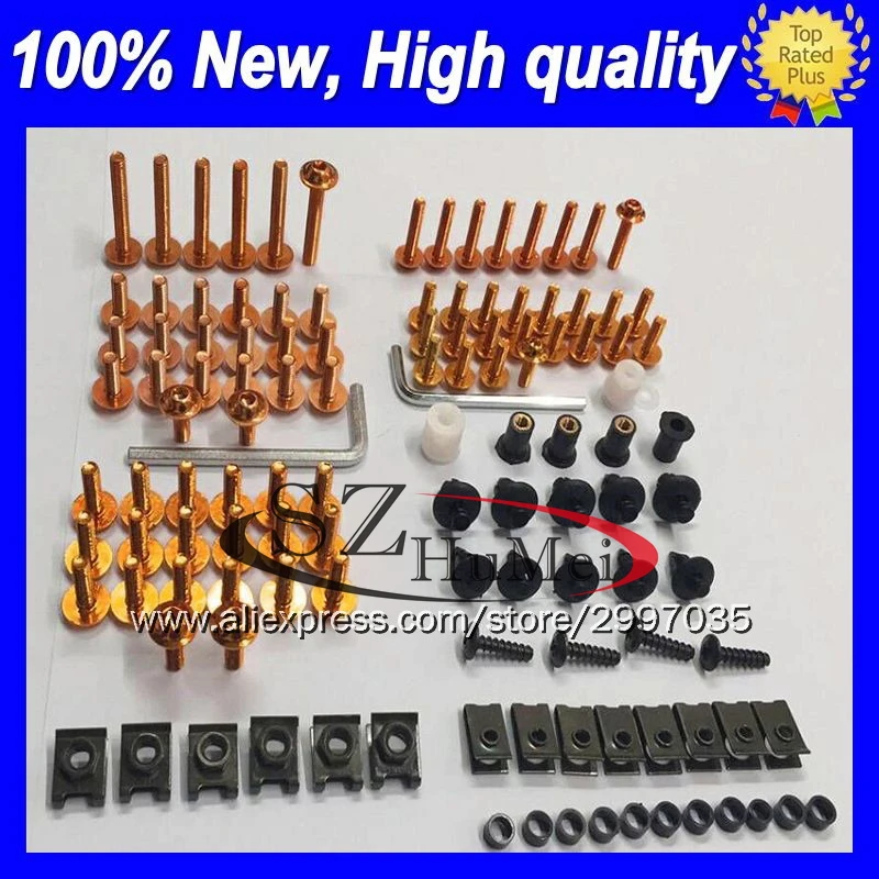 

Fairing bolt full bolts kit For KAWASAKI NINJA ZX2R ZXR250 1990 1991 1992 ZX 2R ZXR 250 ZX-2R 90 92 Windscreen screw screws Nuts