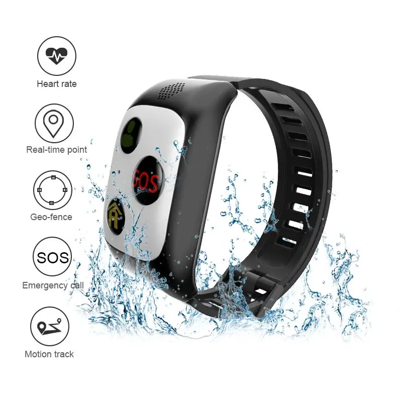 IP67 Водонепроницаемый Smart Band шагомер gps Wi Fi дети старик студентов Wirstband SIM вызовы