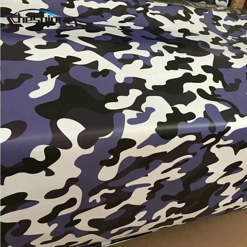 Черный белый Jumbo камуфляж виниловая пленка для автомобиля городской наклейка