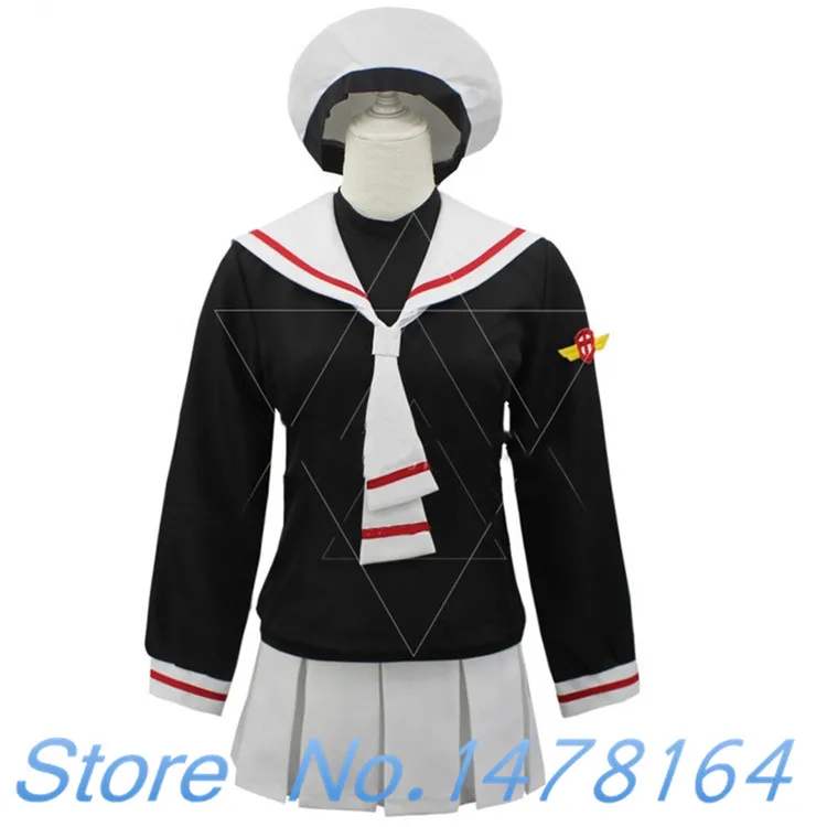 Аниме CARDCAPTOR SAKURA девушка моряк школьная форма наряды Косплей Костюм Полный