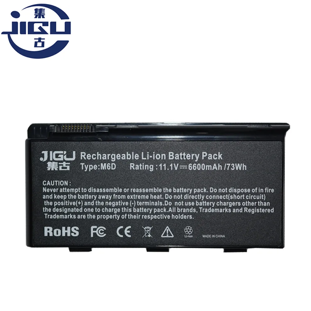 

JIGU Laptop Battery GT60 GT660 GT660R GT663 GT663R GT670 GT680 GT680DX BTY-M6D GT70 GT783 GX680 GX780 GX60 Series For MSI
