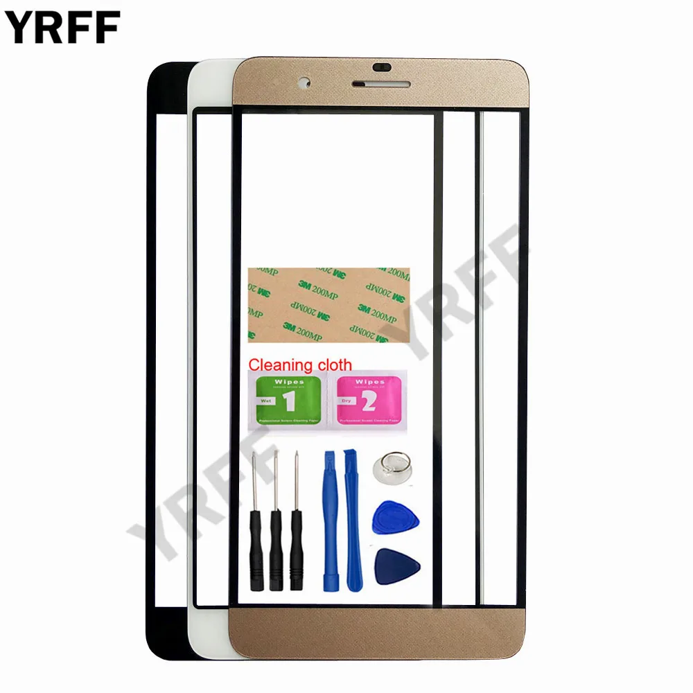 

YRFF 5,5 ''Honor 6 plus мобильный сенсорный экран внешнее стекло для Huawei Honor 6 plus запасная Передняя стеклянная панель