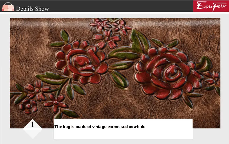 Натуральная кожа с тиснением Женский кошелек Роскошный бренд ретро Длинный многокарточный кошелек Дизайнерский кошелек Повседневная сумка-клатч