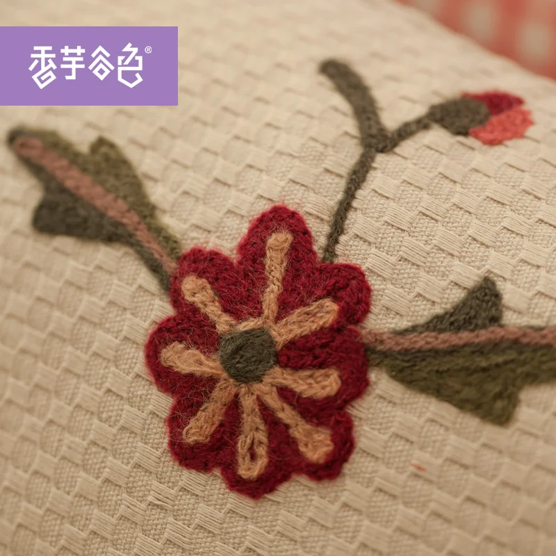 Китайские традиционные декоративные подушки ручной работы с вышивкой