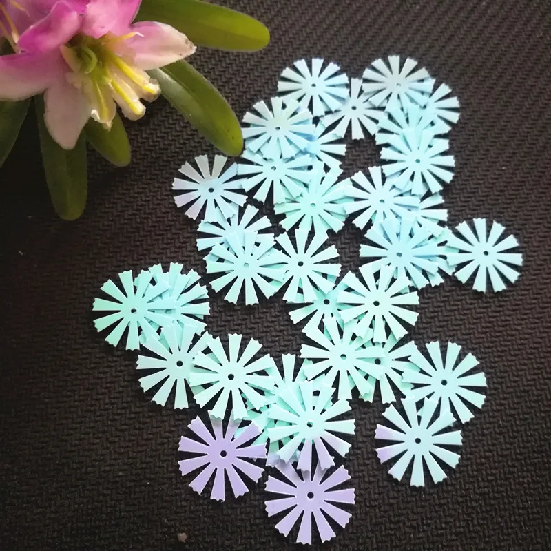 500 pcs 16mm блесток цветок аппликация с пайетками DIY свадебный танец Детские
