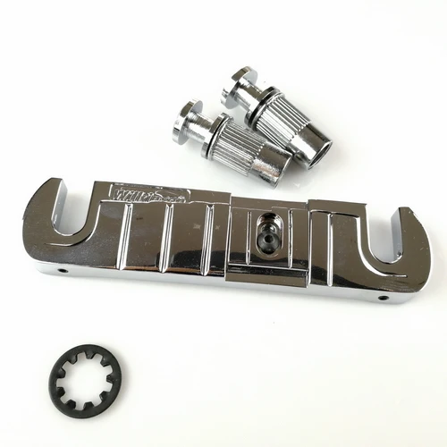Wilkinson Bridge GTB Wraparound LP электрогитара мост хвостовая часть три цвета - Цвет: Chrome