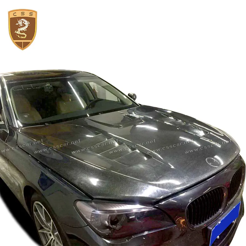 

Carbon Fiber Front Hood Bonnet Cover For BMW 7 Series F01 F02 Carbon Engine Hood Cover Car Modification Car Styling