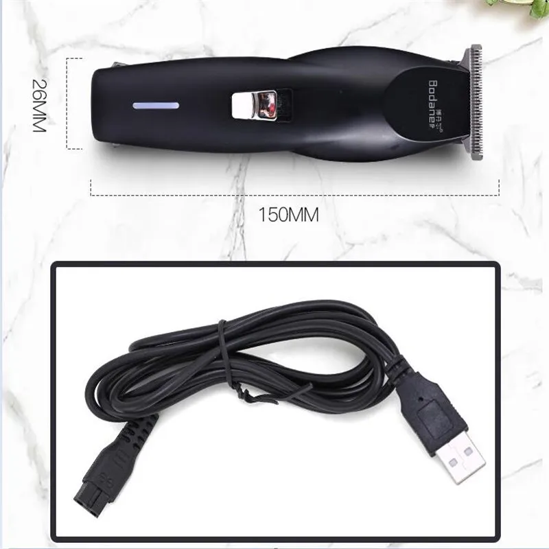 Электрический USB зарядное устройство резьба масляная голова стрижка машина T Blade Slimline контур триммер для волос Парикмахерская Машинка для стрижки