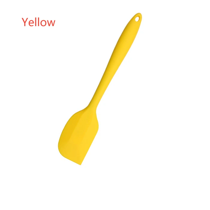 Yellow Пищевая Кухня Силиконовый крем масло торт шпатель скребок для смешивания теста кисть для масла щетки для выпечки инструмент для выпечки Кухонные Принадлежности - Цвет: Yellow
