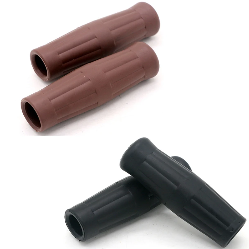 Motorcycle 22mm Rubber Handlebar Grips Motorbike Vintage Bars Grip 1 Pair Universal Handle Bar Cover Motor Handlebars Covers | Автомобили