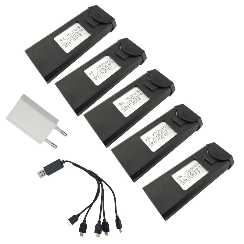 Запасной аккумулятор VISUO XS809HW 3 7 В 900 мАч аксессуары для XS809W XS809 складной