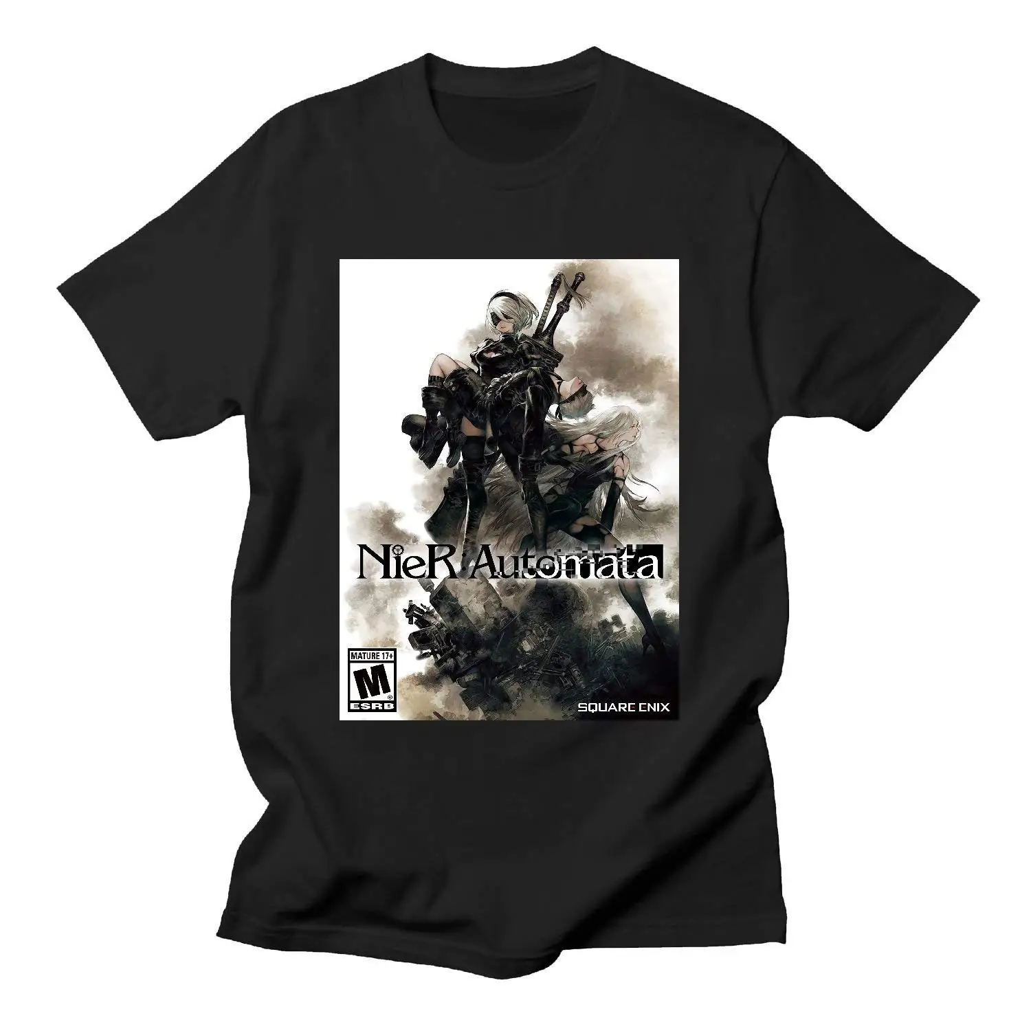 

T-Shirts for NIE T Shirts,Black Men T Shirt Print Cotton Short Sleeve T-Shirt 2018 Fashion