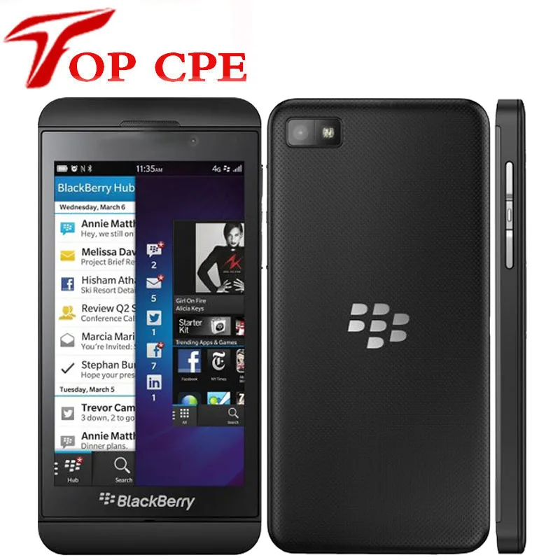 Оригинальный разблокированный телефон Blackberry Z10 емкостный экран 4 2 дюйма 4G камера