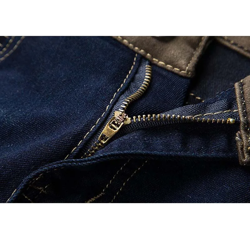 Мужские джинсы Брюки для девочек брюки-карго Комбинезоны синий марка 2017 дизайнер