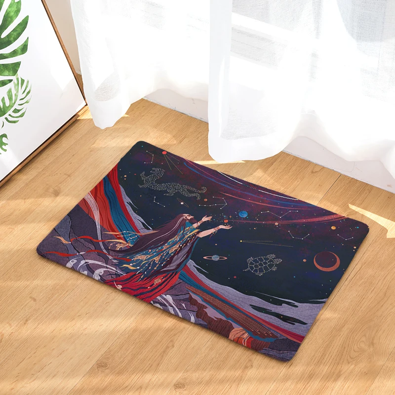 Фланелевые коврики с мифическим принтом для спальни гостиной ковры мультяшным