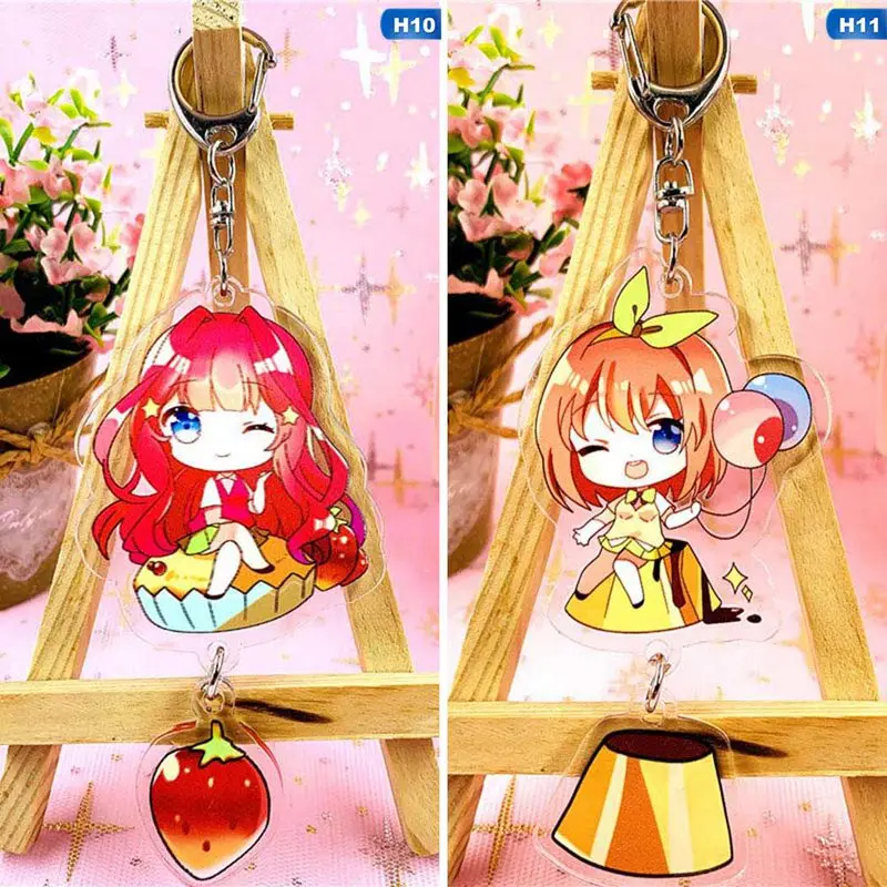 Новый Gotoubun no Hanayome Nakano Ichika Nino Miku Yotsuba Itsuki брелок акриловая фигурка подвеска