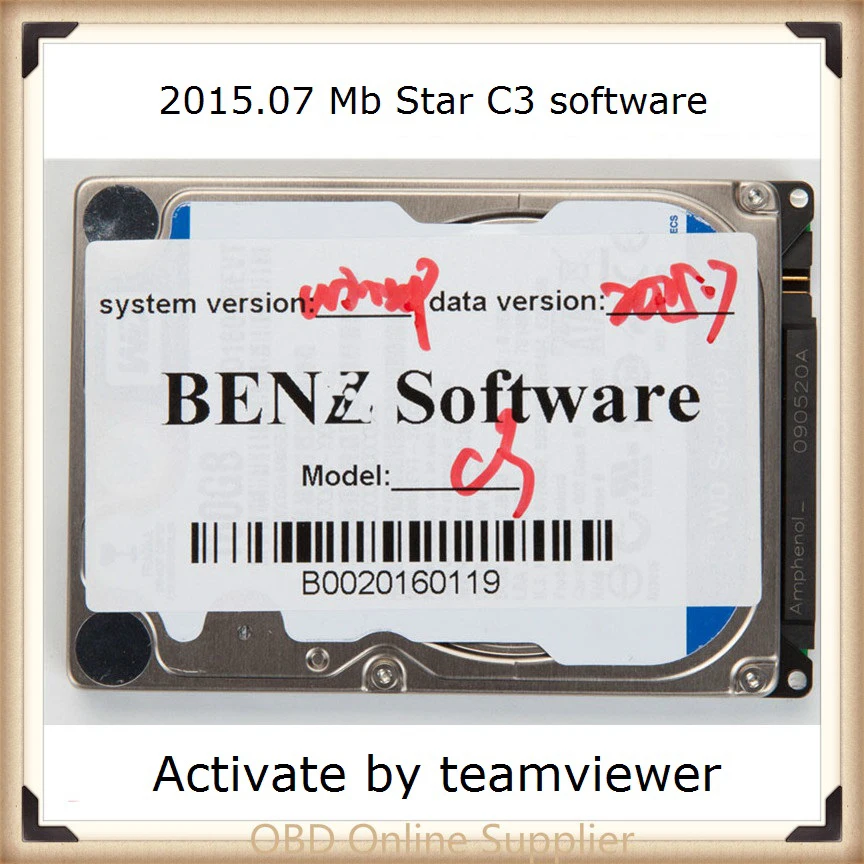 Новейшее программное обеспечение MB Star C3 SD подключения C3 HDD V2015.07 версия программного обеспечения на нескольких языках для D630 ноутбука