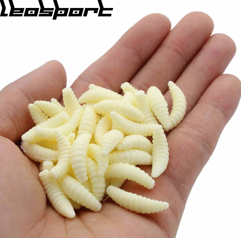 Брендовая Акция! Лидер продаж! 50 шт. 2 см 0 3 г приманка maggot Grub мягкие приманки с