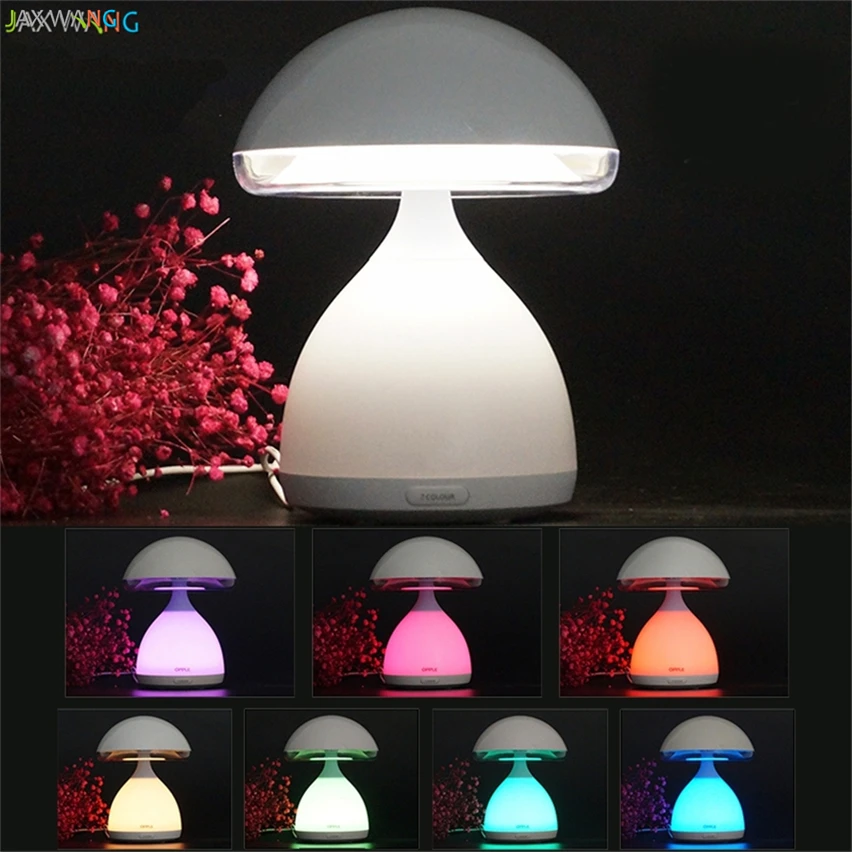 LED гриб Pat ночные светильники спальни прикроватные настольные лампы реагирующие