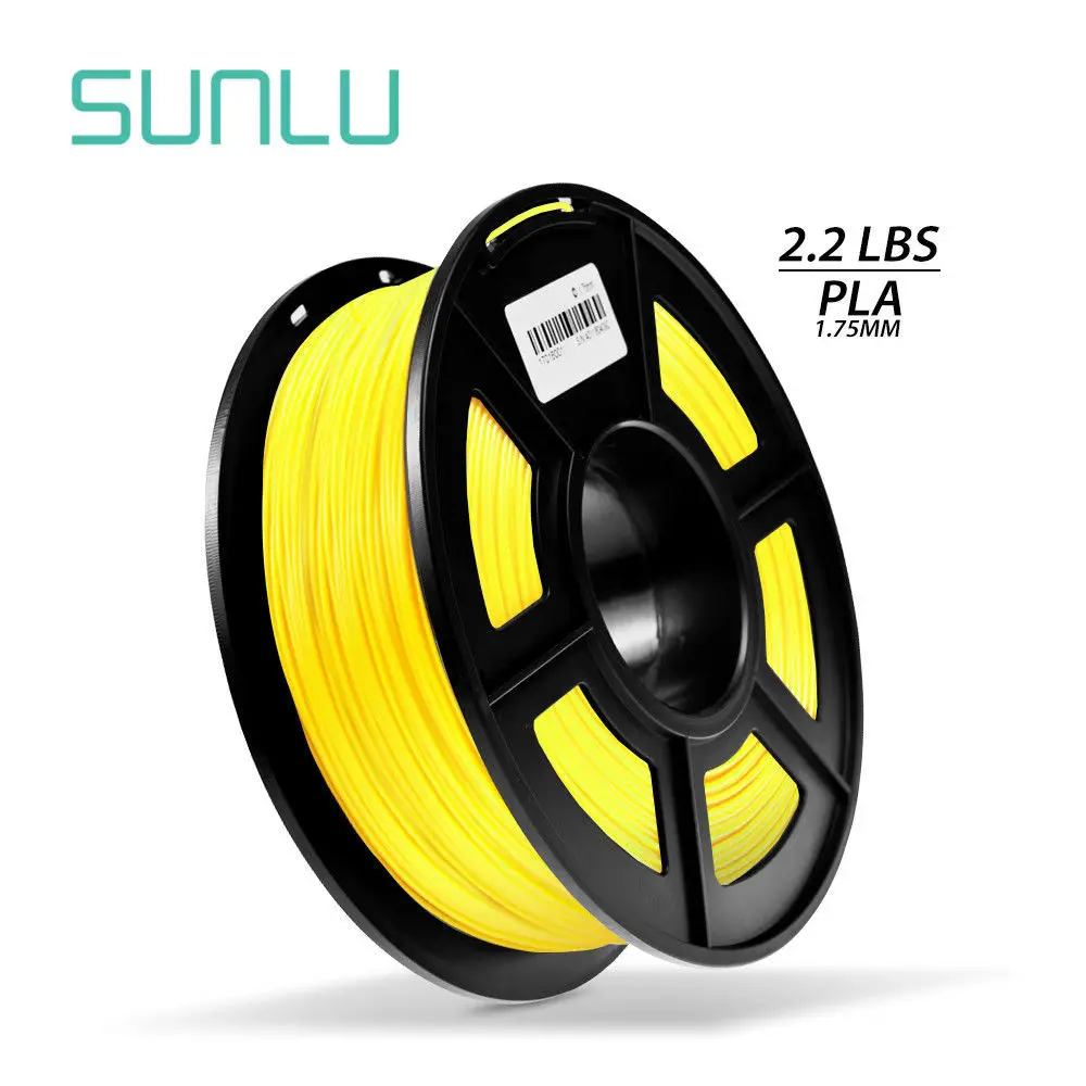 PLA-YELLOW Полный Цвет PLA/PLA+ 3D-принтеры нити 1,75 мм 1 кг/2.2lb с катушкой для DIY креативные игрушки для детей рисунок пером гаджет - Цвет: PLA-YELLOW