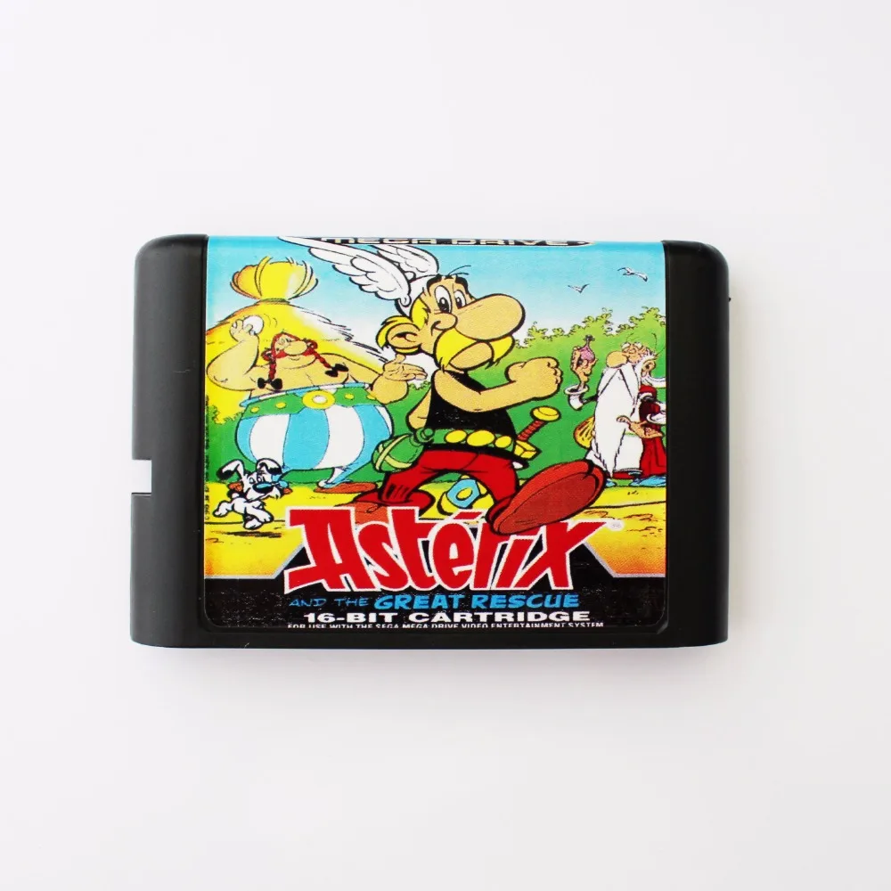 

Asterix And The Great Rescue 16 bit MD Game Card For 16 bit Sega MegaDrive Genesis game console