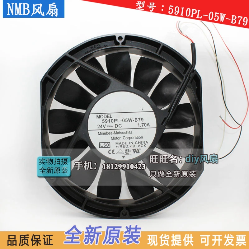 Новый вентилятор для охлаждения воздуха Minebea 5910PL 05W B79 17025 двойной шариковый