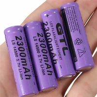 4pcs 3 7v 2300mah 14500 aa li ion rechargeable battery nimh and nicd rechargeable battery for rc aircraft rc cars purple