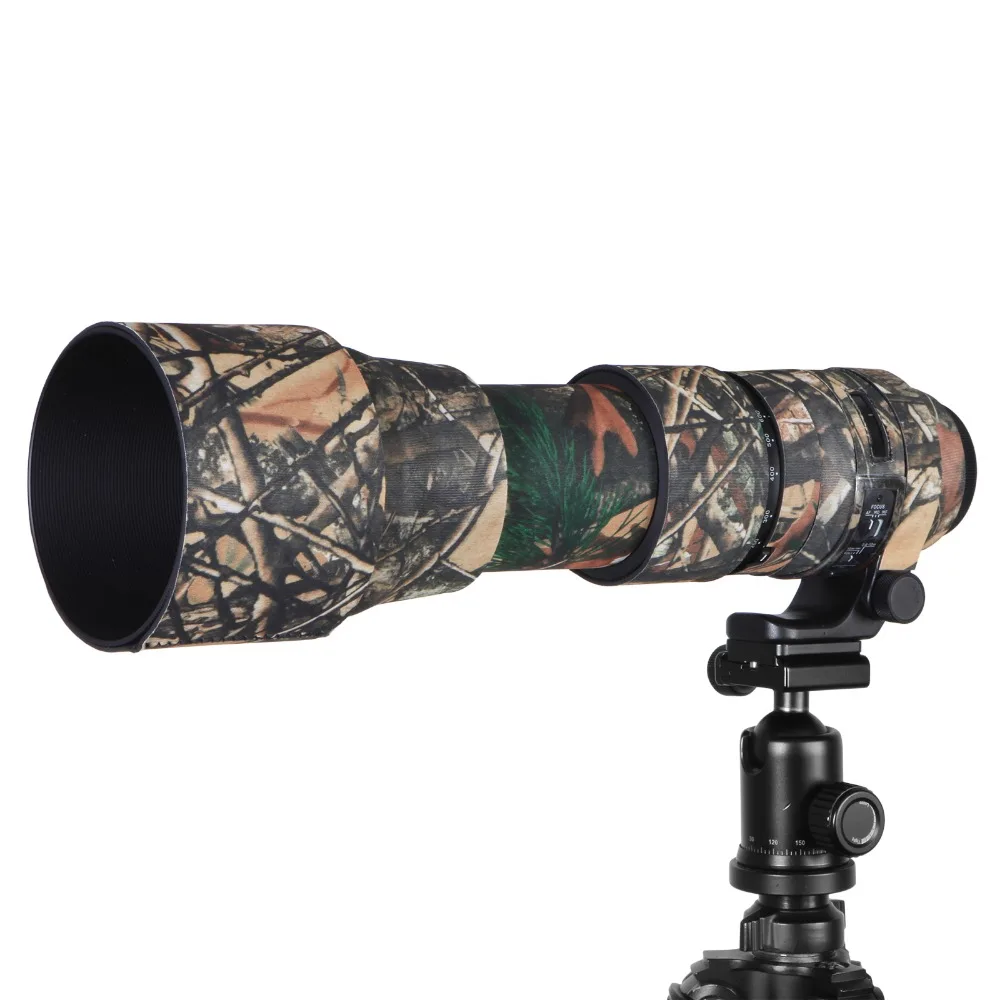 Покрытие для объективов Selens из натуральной камуфляжной ткани для Canon EF 70-200 мм f/2,8 IS II 600 мм f/4L IS Nikon 200-500 мм f/5,6 VR Sigma 150-600mmC/S