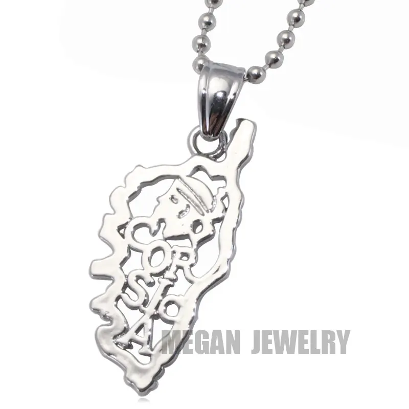 Подвеска и ожерелье с картой Корсики для женщин мужчин Карта страны | Украшения