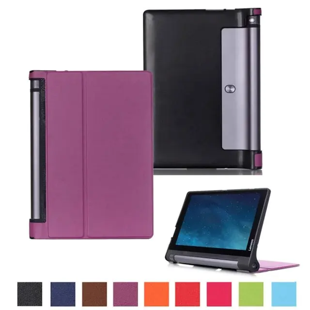 Ультратонкий Магнитный чехол книжка Custer Folio Stand из искусственной кожи для Lenovo YOGA
