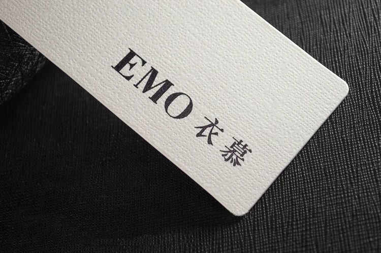 Пользовательские подвесные бирки/печать на одежде бумажная подвесная