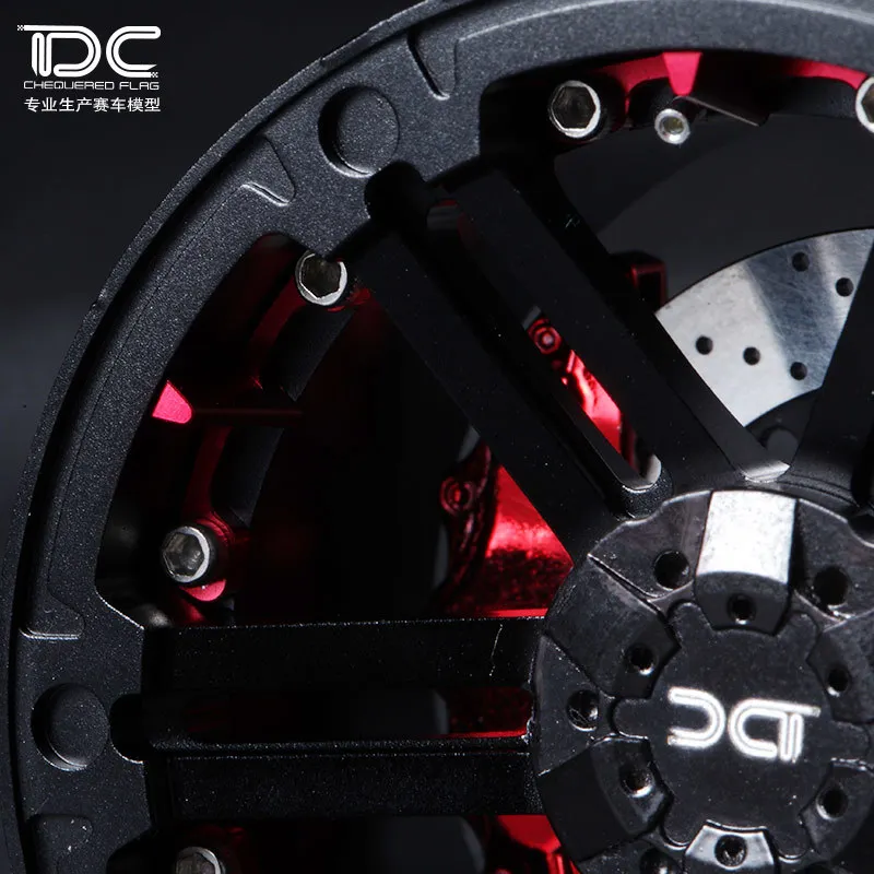DC 2 дюйма высокое качество 6061 сплав CNC обода колеса для 1/10 RC Гусеничный автомобиль