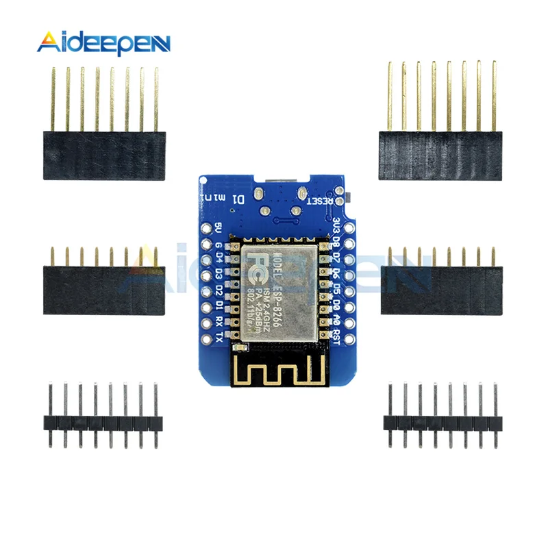 Для WeMos D1 MINI ESP8266 WiFi комплект ESP-12F ESP-12E DHT22 AM2320 CP2104 CH340 релейный модуль micro SD карта щит макетная плата