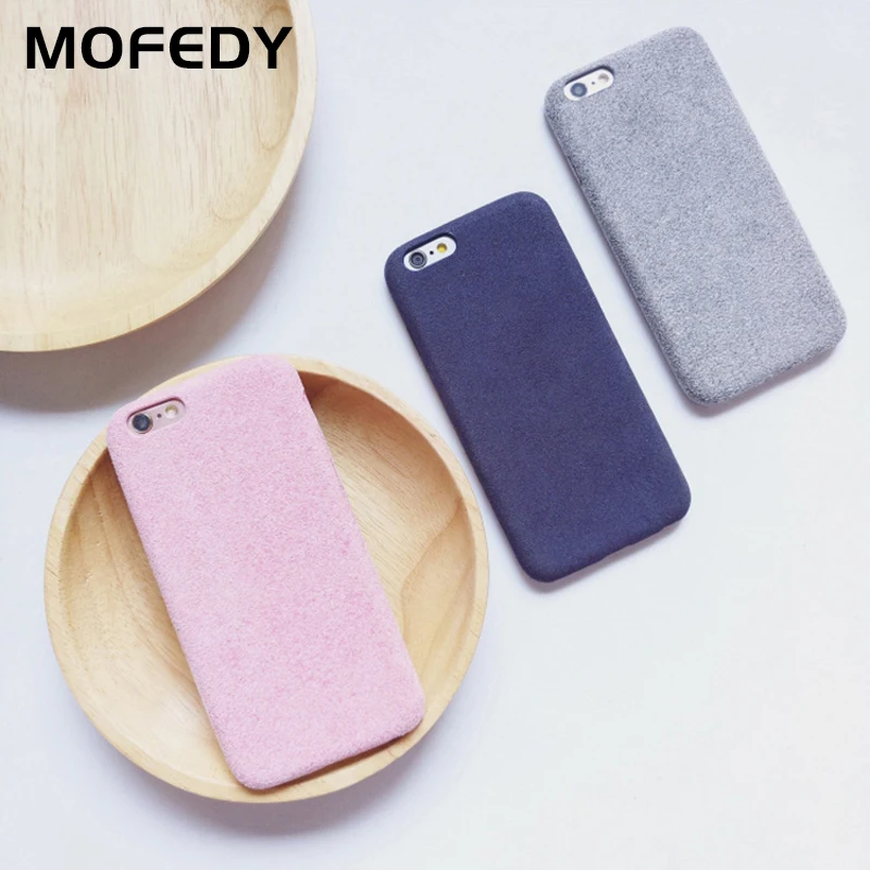 MOFEDY ткань текстура мягкий ТПУ чехол для iPhone 7 Чехол Ультра-тонкий холст