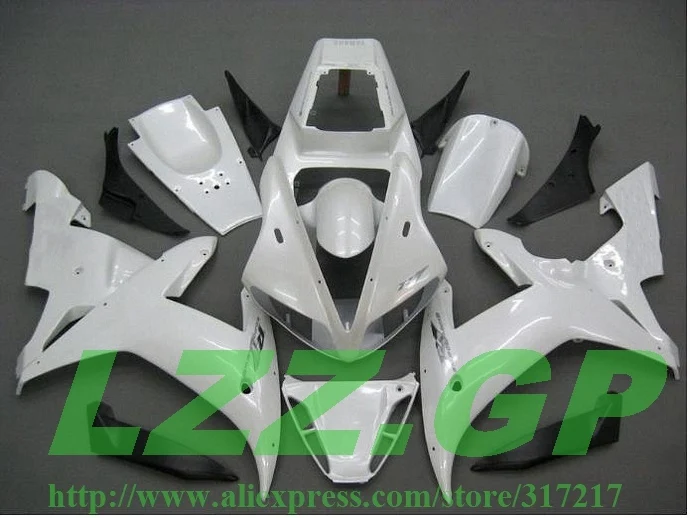 

Injection Fairings for YAMAHA 2002 2003 YZF R1 02 03 YZF1000 YZF-R1 02 03 white fairing kit 100%Fit #67-L2
