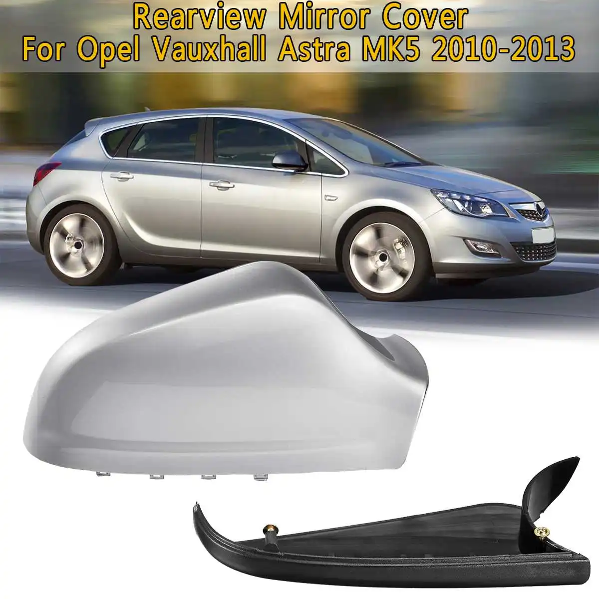 1 компл. Левая или правая сторона для Opel Vauxhall Astra MK5 2010 2011 2012 2013 Крыло зеркала+ нижняя крышка стороны руки Нижний держатель - Цвет: Right 2PCS