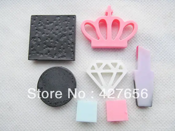 5 sets very hot and kawaii resin set cabochon charm findingphone decoration kitdiy accessory jewellery making free global shipping