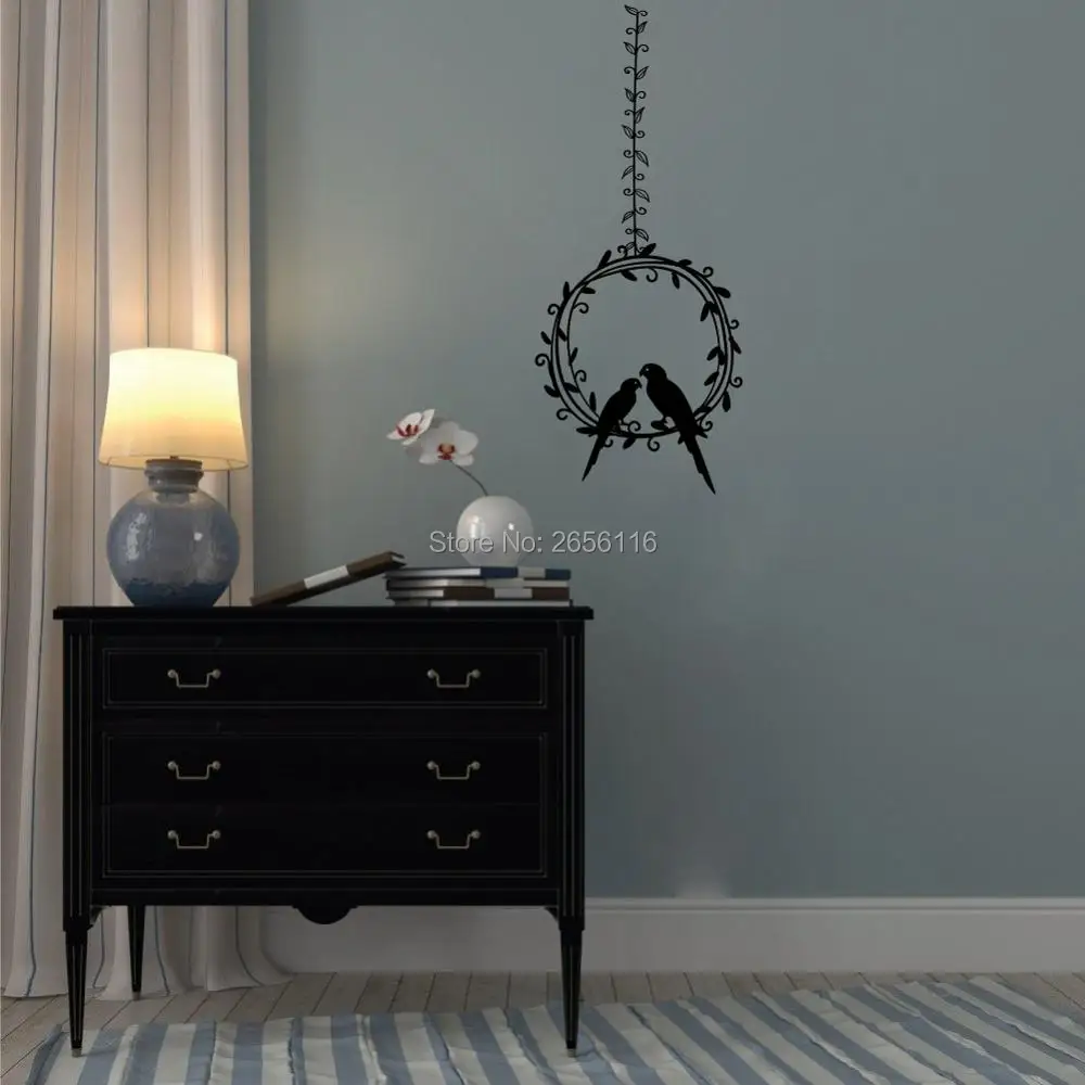 

Bird Nest Garland Vinyl Wall Decals Home Decor Stickers for living Room Bedroom